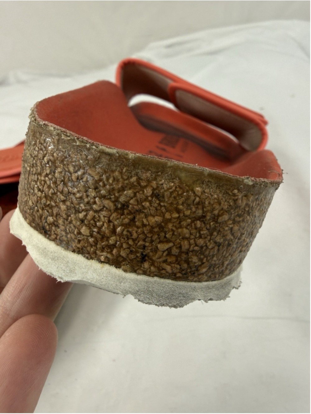 Birkenstock Tema One Strap Coral Women Sandals Sz 42 - Picture 12 of 15